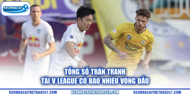 Tổng số trận tranh tài V League có bao nhiêu vòng đấu